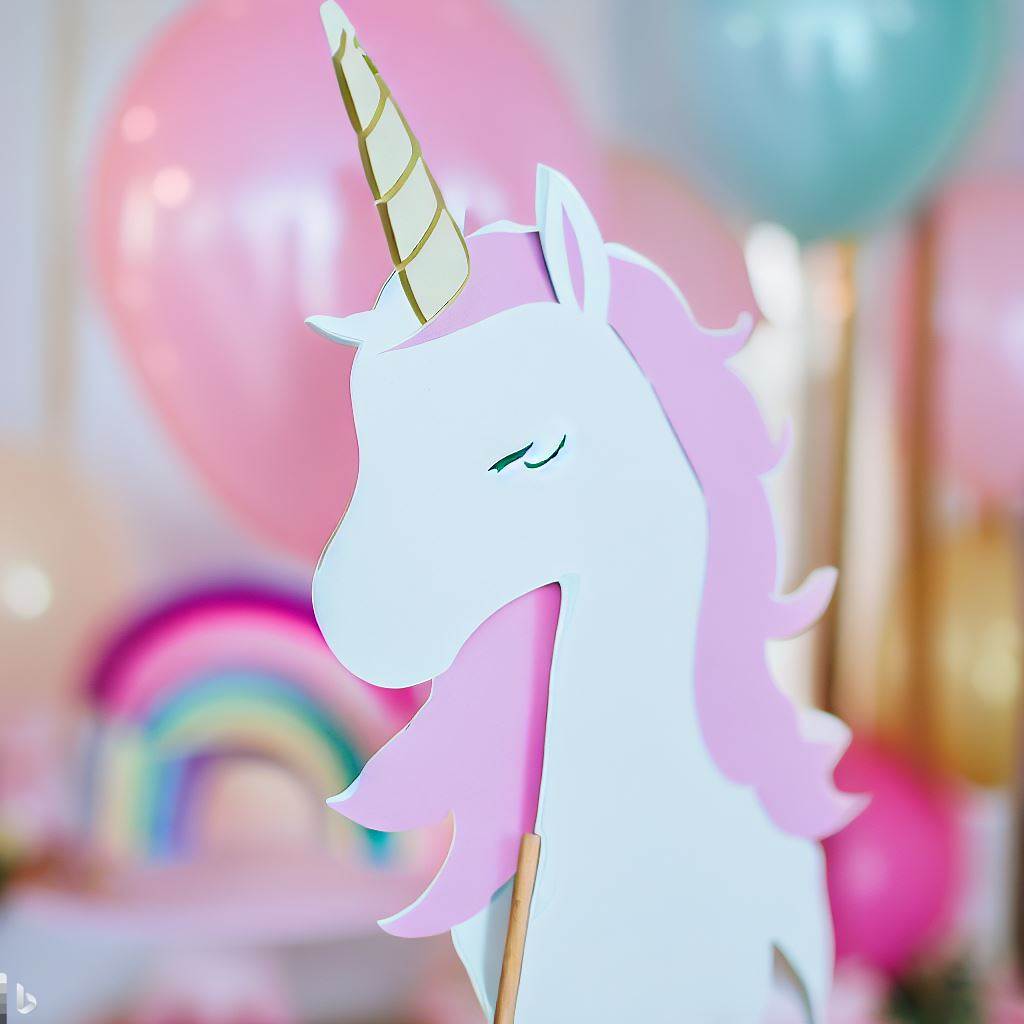 kit de décoration festif licorne pour un anniversaire réussi et magique © Image créée par Bing . https://www.bing.com/ 