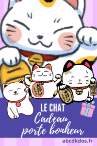 chat fétiche, chat une idée cadeau porte bonheur du japon