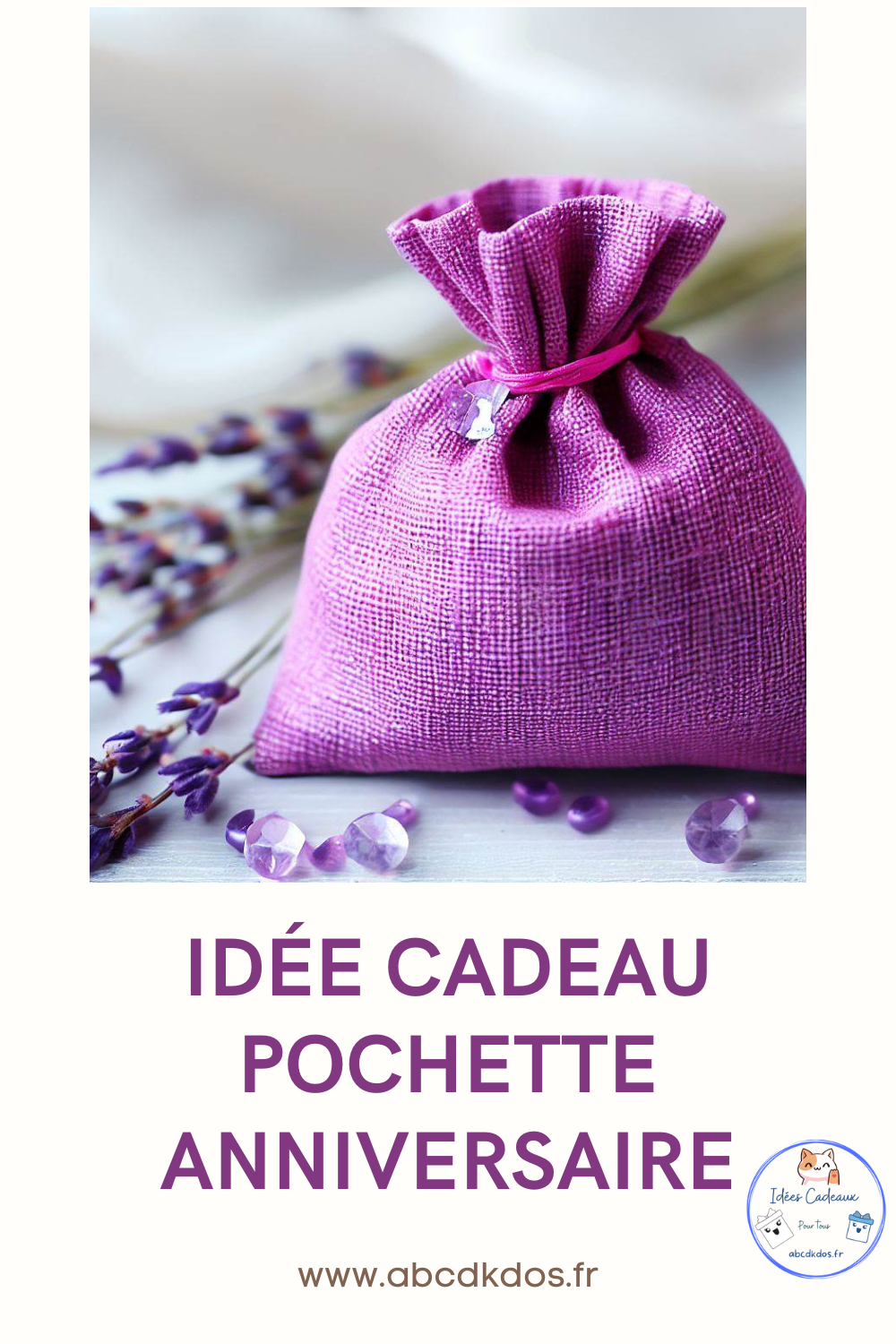 You are currently viewing Pochette et sachet en lin surprise, réutilisables, idée anniversaire