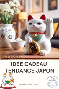 idée cadeau tendance déco japon figurine porte bonheur maneki neko kawaï