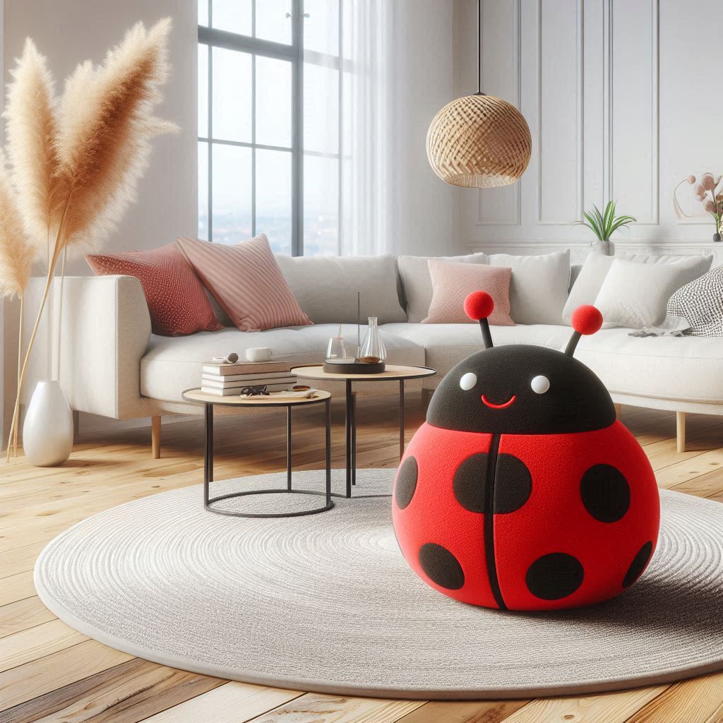 idées cadeaux coccinelle, porte bonheur décoration de la maison