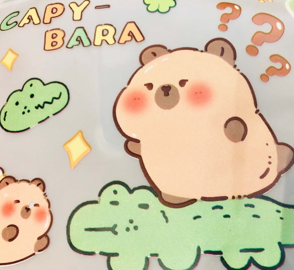 capibara crocodile kawaii