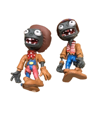 figurines zombies cowboy de plant vs zombies